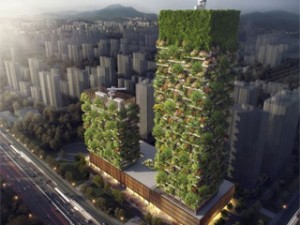 La future tendance des immeubles-forêts en ville