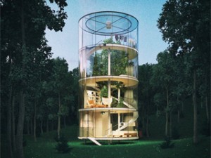 Une vue à 360° dans cette maison en verre