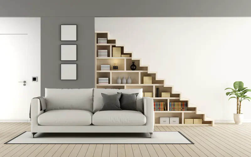 10 idées d'espaces sous un escalier