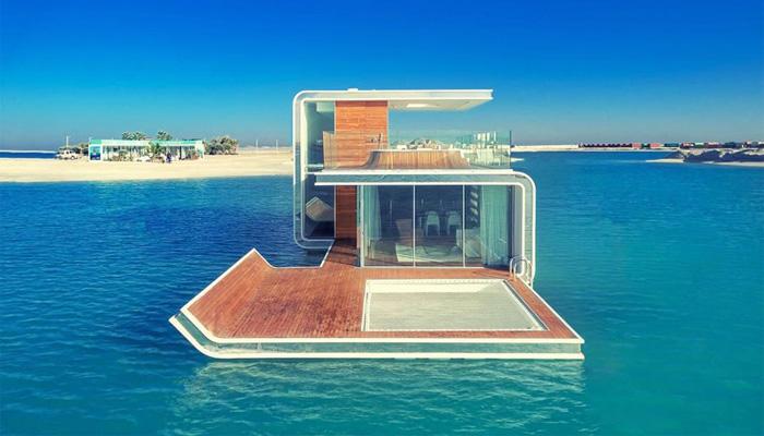 maison flottante à Dubaï