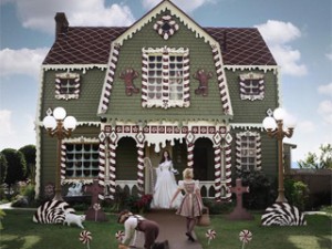 La maison de Hansel et Gretel pour Noël