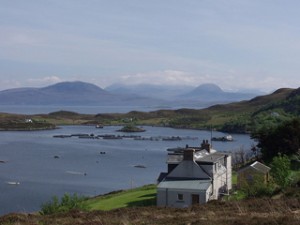 A vendre, île écossaise tout confort