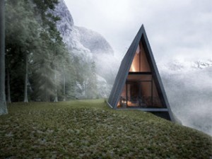 Une maison triangulaire qui en met plein la vue