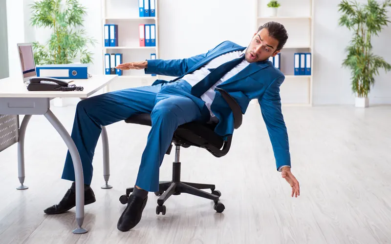 chute bureau