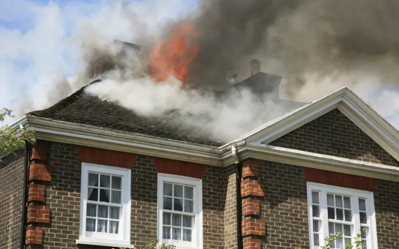 incendie maison