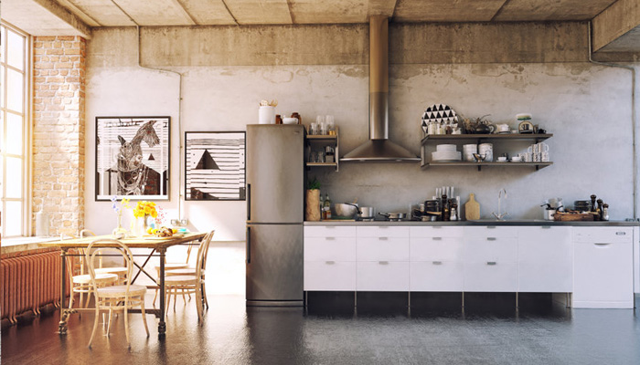 cuisine déco indus