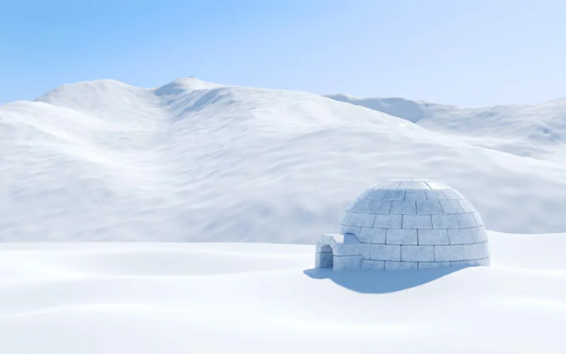L'igloo, la maison inuite du Pôle nord