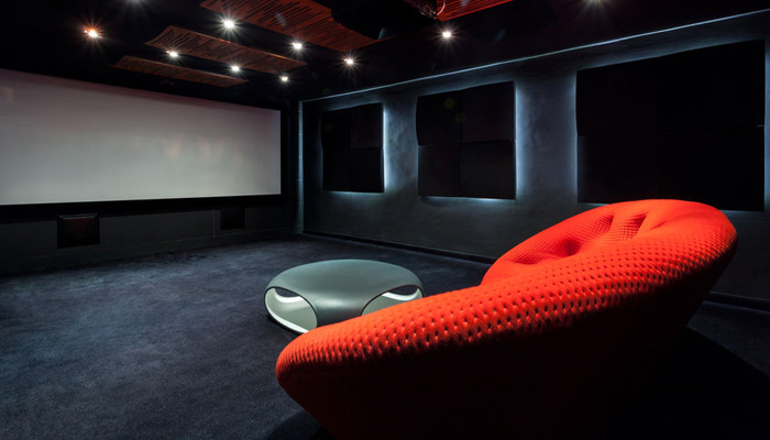 salle de cinéma privée